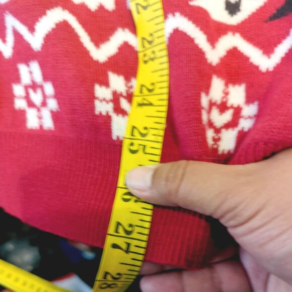 NFL Arizona Cardinals Ugly Christmas Sweater Vest Mens 2XL Red Black - Picture 6 of 6